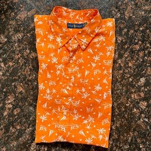 Ralph Lauren short sleeved button down 2XLT shirt